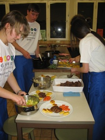 Kochwettbewerb Präsentation